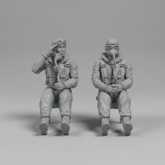 WWII - USAAF Pilot in Cockpit