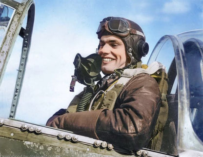 WWII - USAAF Pilot in Cockpit