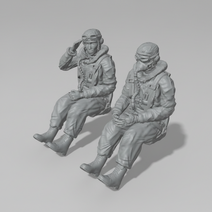 WWII - USAAF Pilot in Cockpit