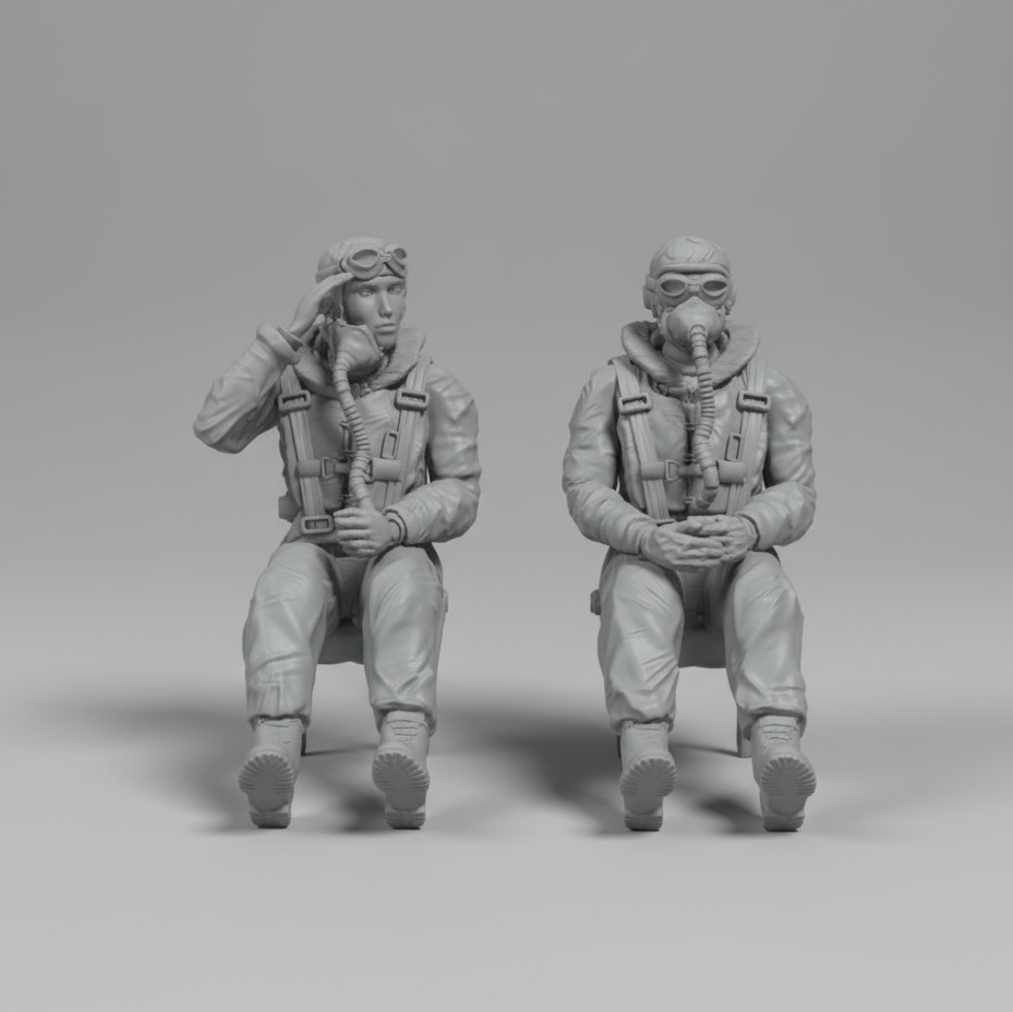 WWII - USAAF Pilot in Cockpit