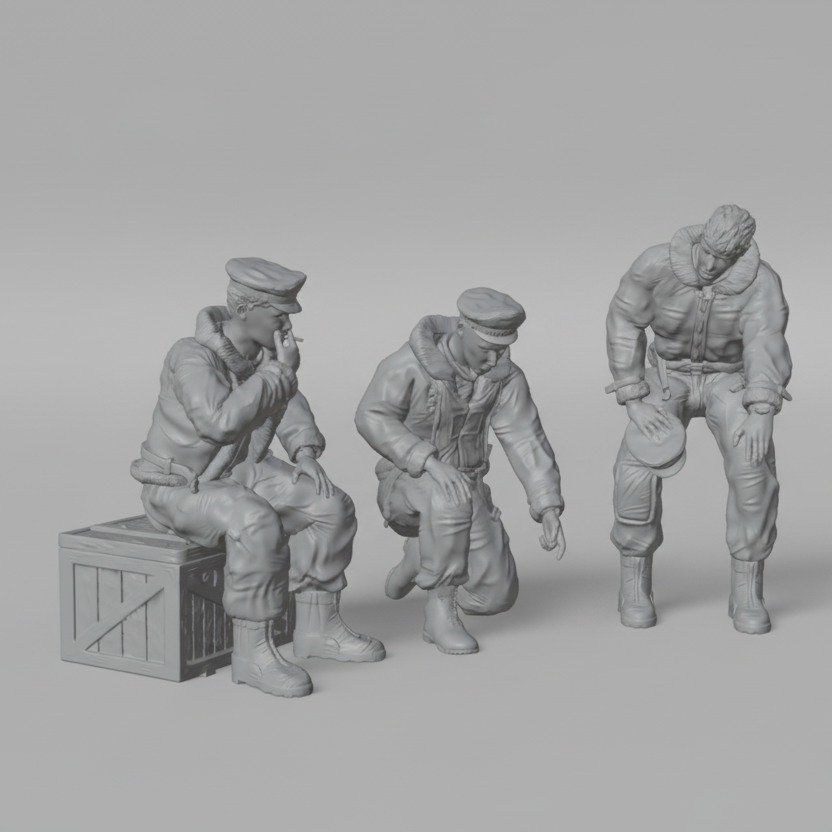 WWII - USAAF Bomber Crew - Set 3