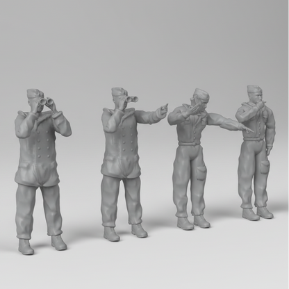 WWII -  Kriegsmarine crew 50 figurines