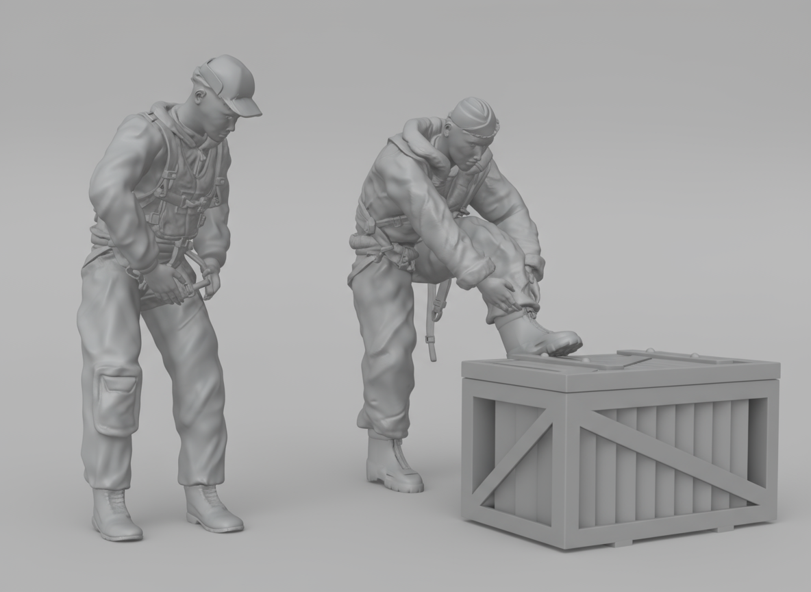 WWII - USAAF Bomber Crew - Set 1