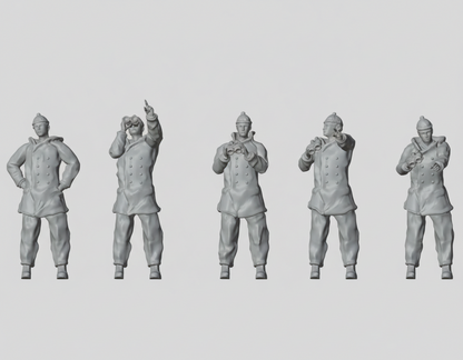 WWII - 1/144 - Kriegsmarine crew 35pcs