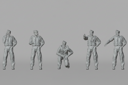 WWII - 1/144 - Kriegsmarine crew 35pcs