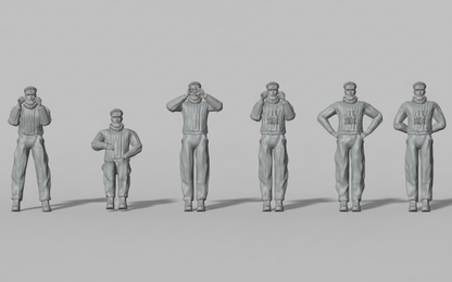 WWII - 1/144 - Kriegsmarine crew 35pcs