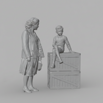 "Mother & Son" - Civilian Set 01
