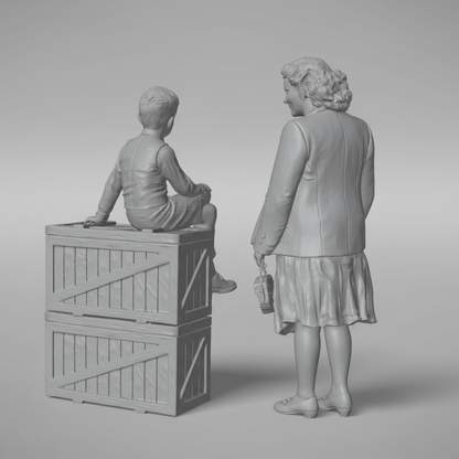 "Mother & Son" - Civilian Set 01