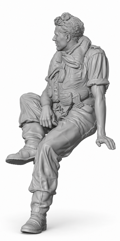 RAF Pilot – Resting